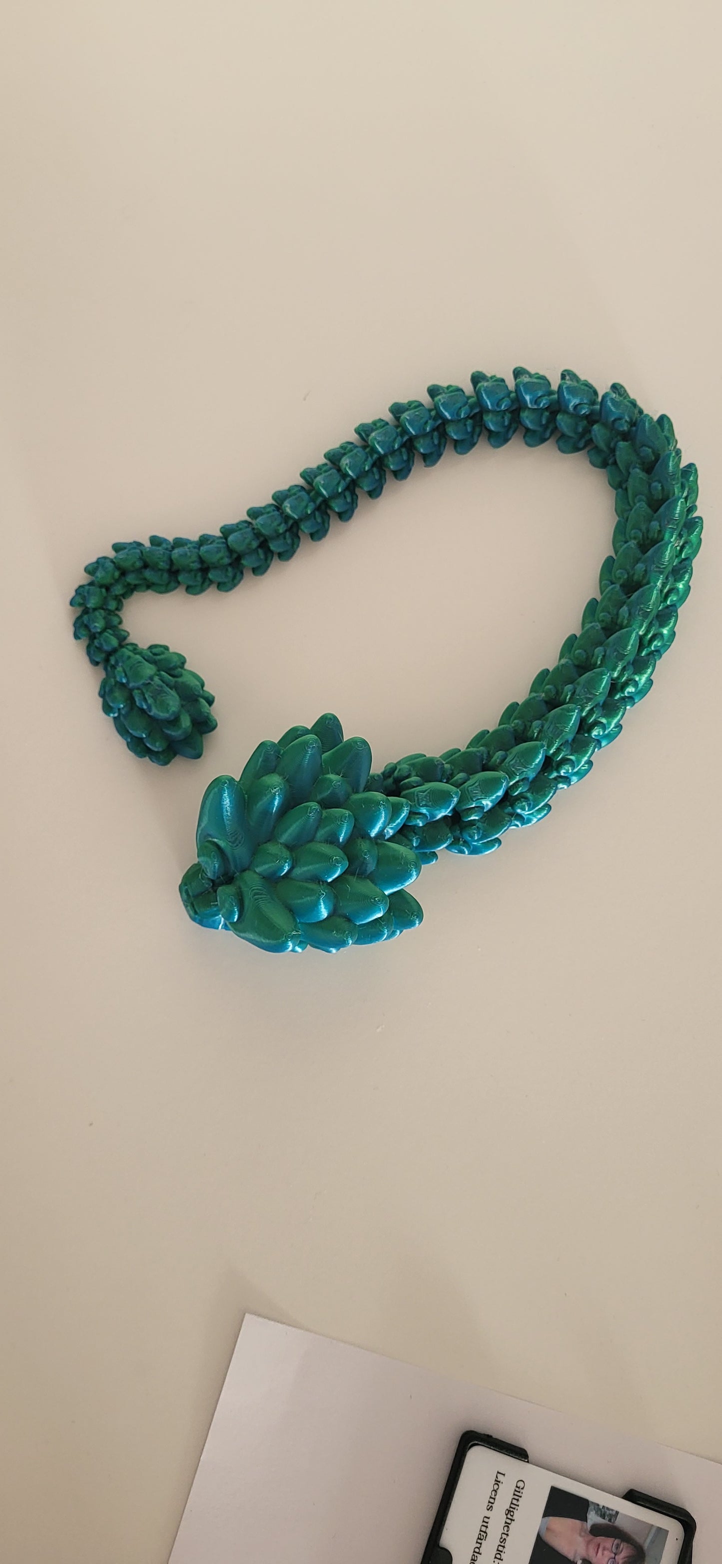 đ FĂ€rgskiftande 3D-printad Orm â 43 cm Ren RörelseglĂ€dje! âšđđ