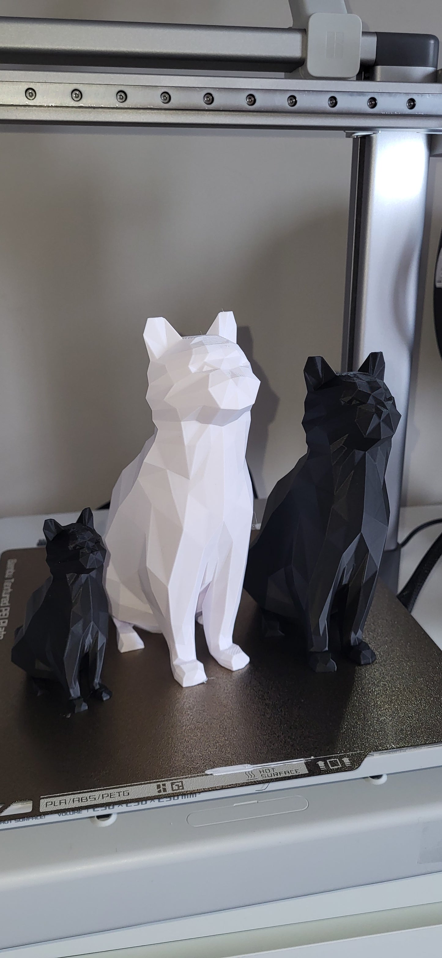 🐱 **Low Poly Katter – Stilrena & Söta Dekorationer för Kattälskare!** 🎨✨